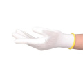 Hespax Factory Custom White PU Labour Working Handy Gloves
